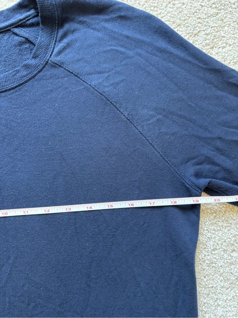 Athleta Mindset Sweatshirt Navy Crewneck